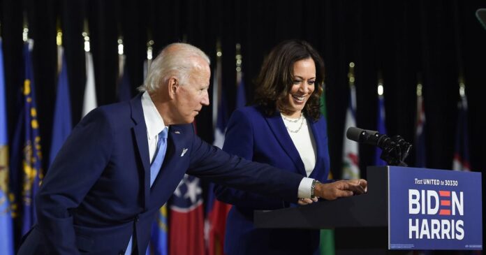 Biden and Harris