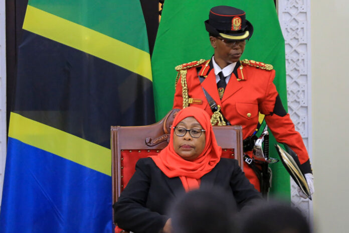 hassan sworn in at state house in dar es salaam